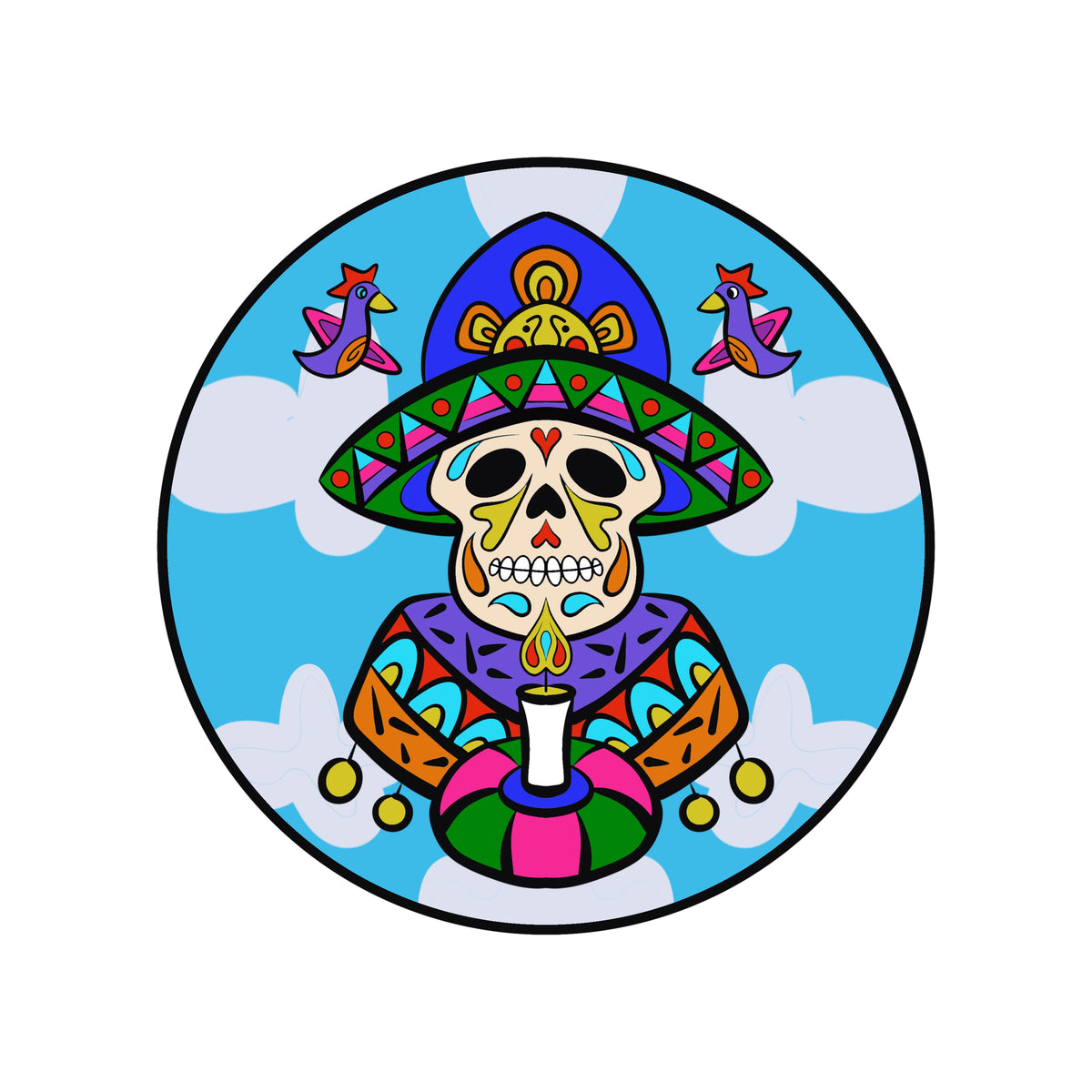 Sugar Skull / sticker