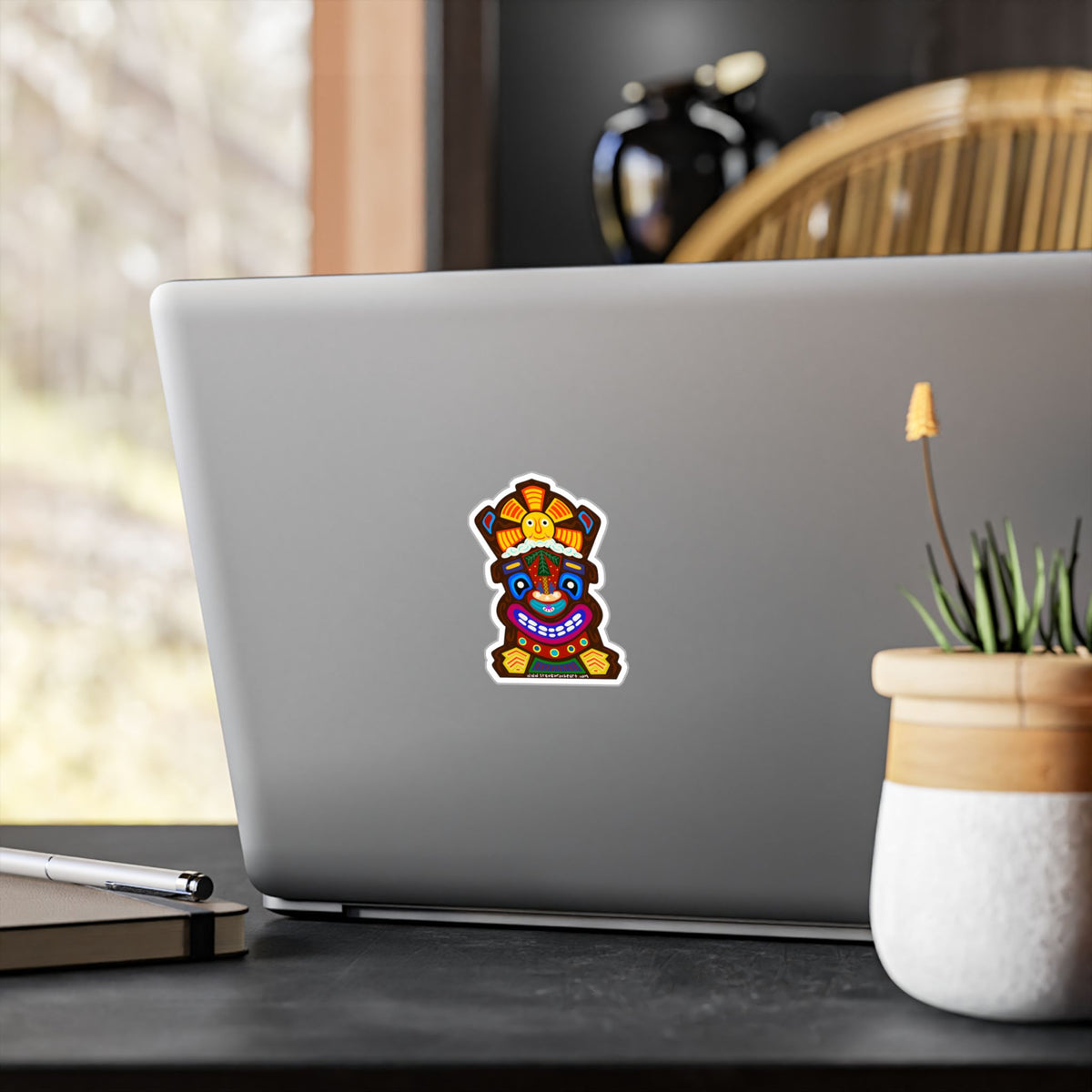 Tiki Sam Sticker