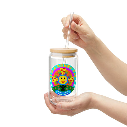 "It's A Sonny Day" Sipper Glass, 16oz