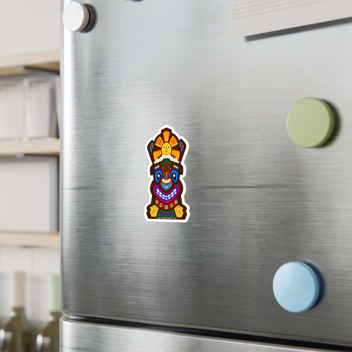 Tiki Sam Sticker
