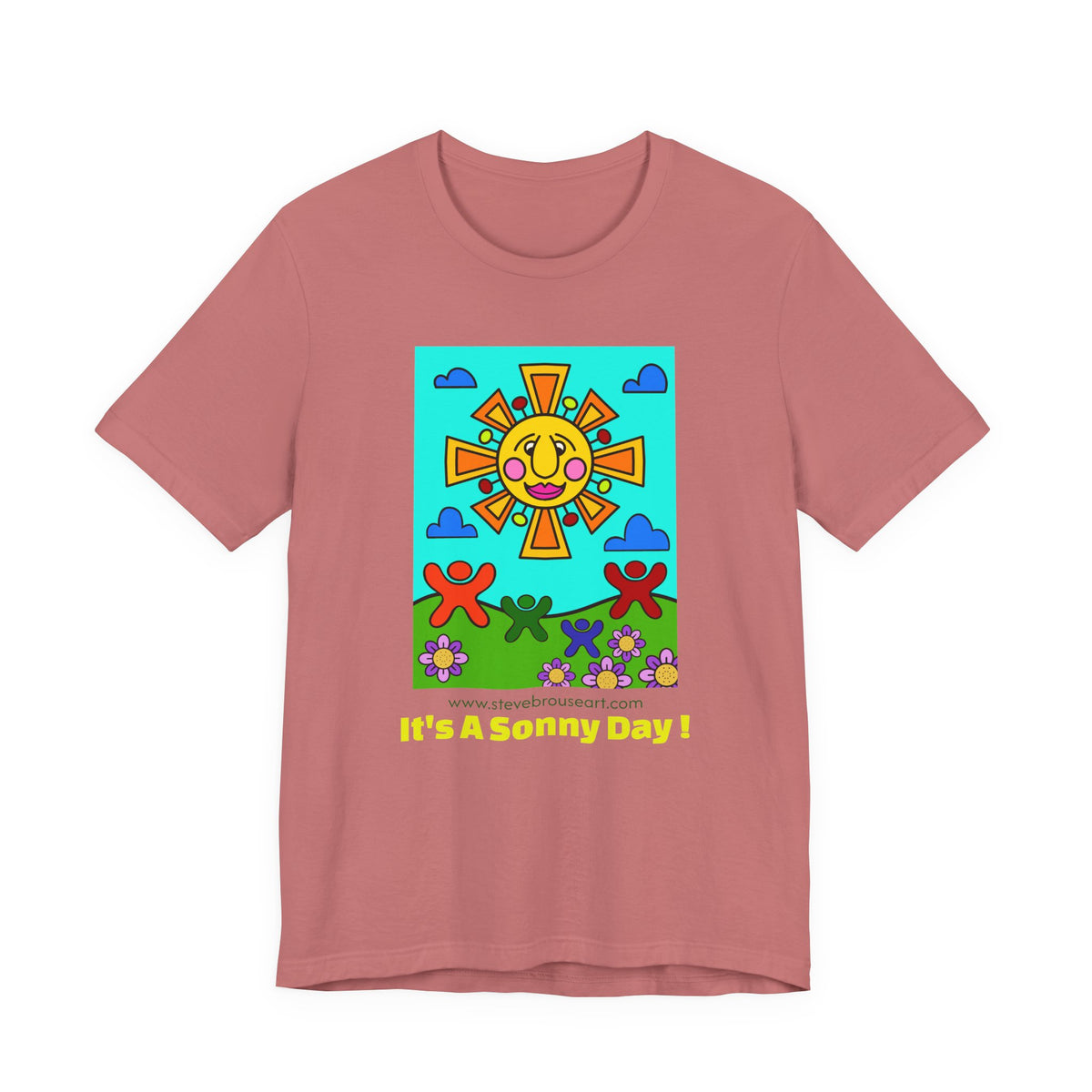 "It's a Sonny Day" T-shirt  -  Original Art by Steve Brouse