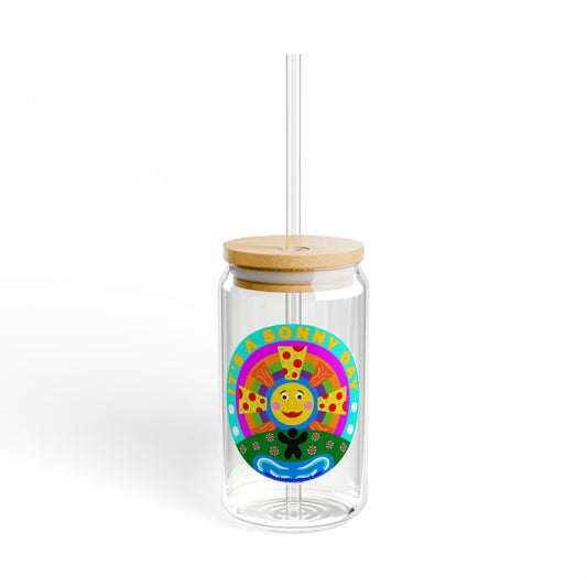 "It's A Sonny Day" Sipper Glass, 16oz
