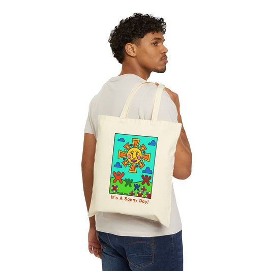 "It's A Sonny Day!" Tote Bag | Original Art By Steve Brouse