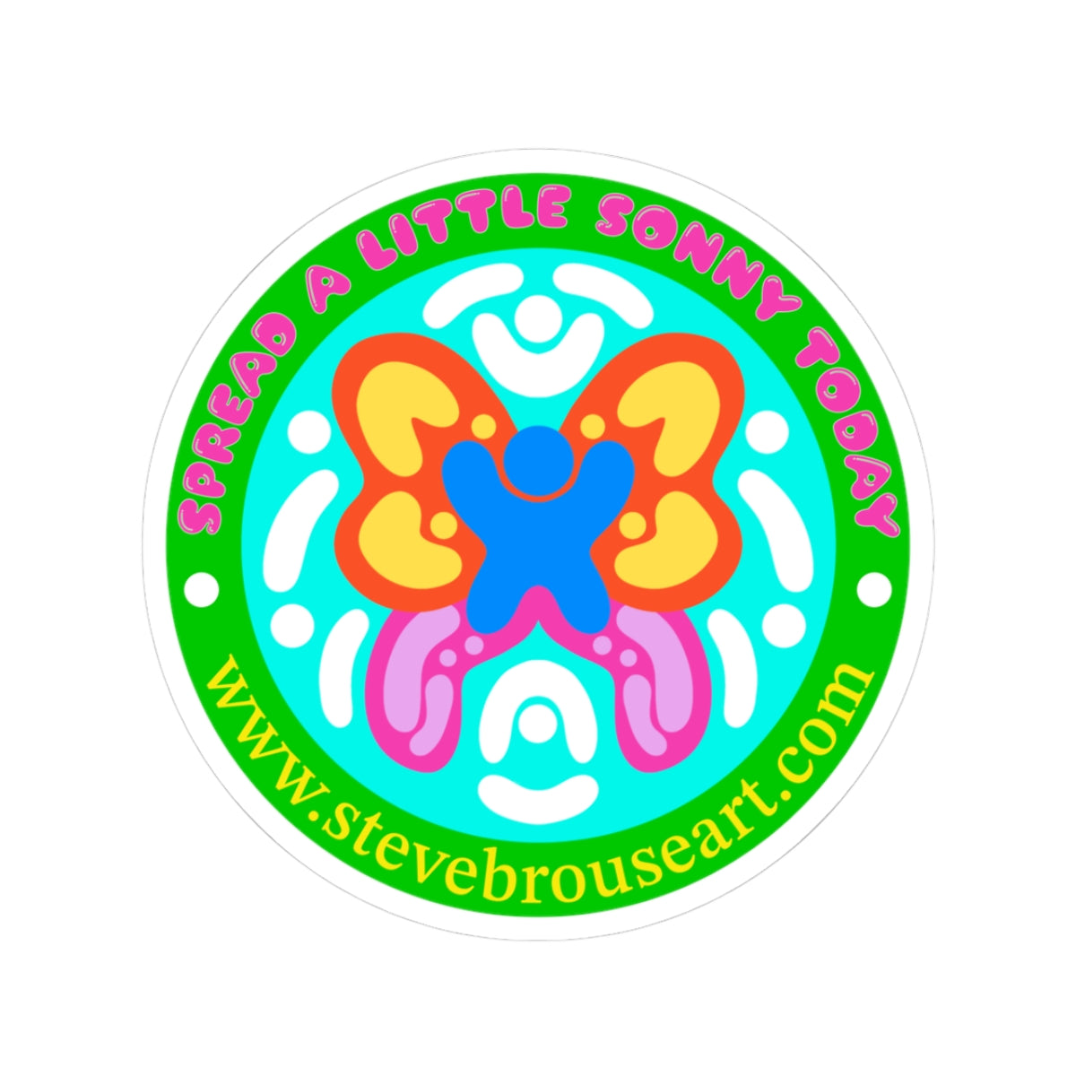 'Spread a Little Sonny Today' Vinyl Sticker