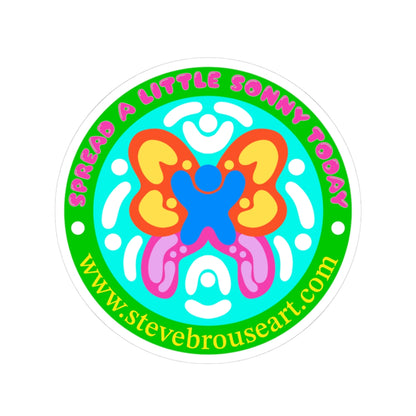 'Spread a Little Sonny Today' Vinyl Sticker