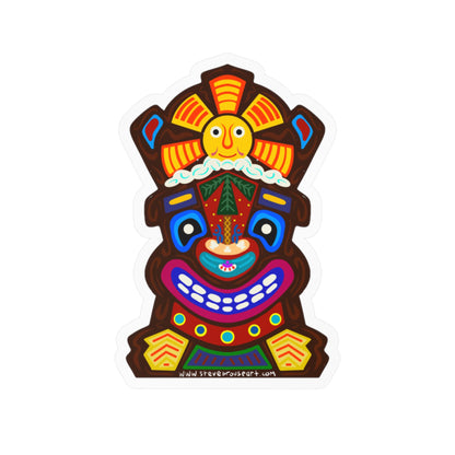 Tiki Sam Sticker