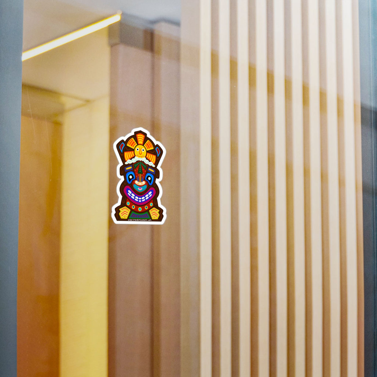 Tiki Sam Sticker