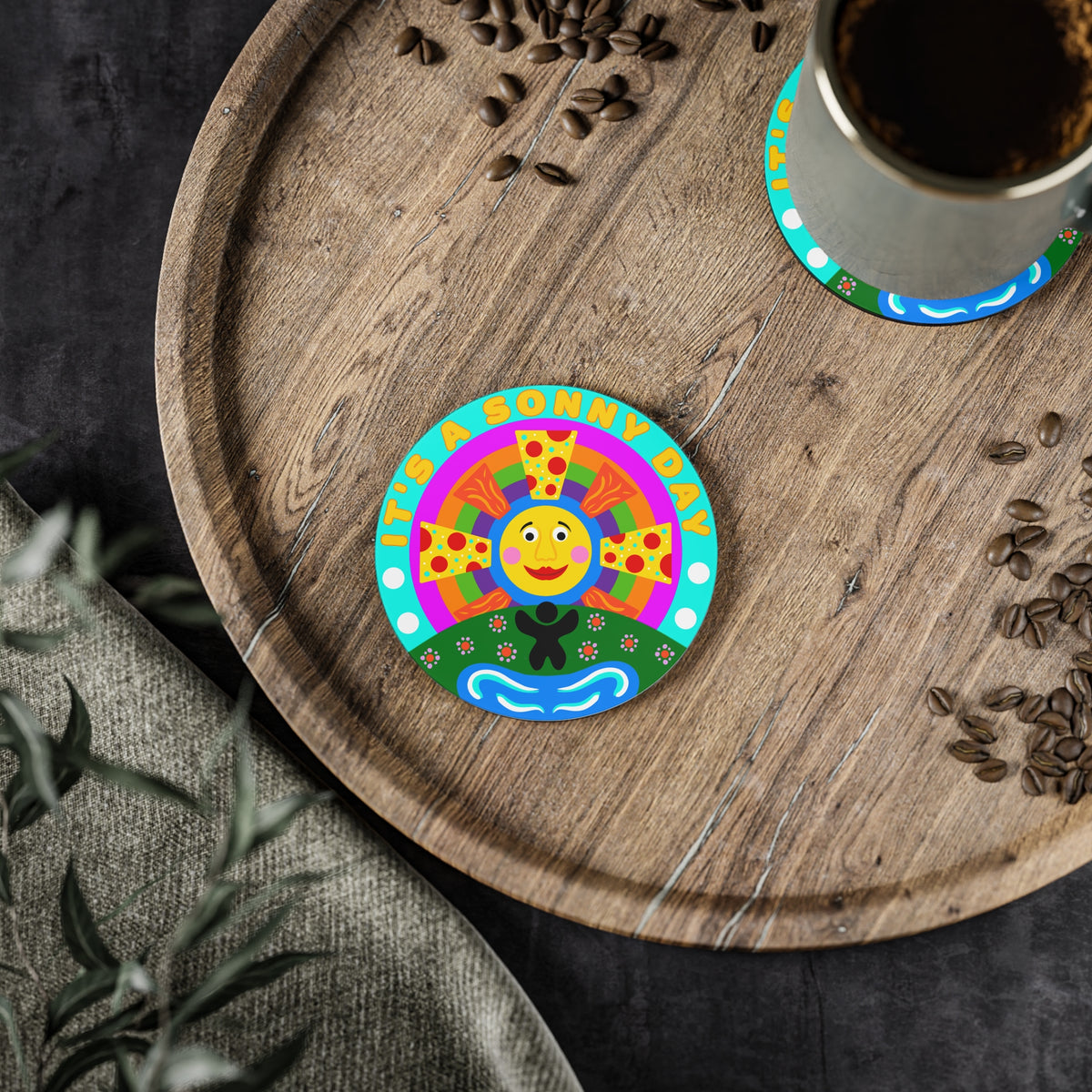 It's a Sonny Day Coaster